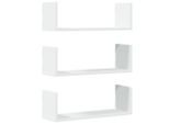 Syfax™ Mensole A Muro 3 Pz Bianche 58X18X18 Cm In Truciolato