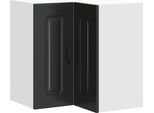 Syfax™ Pensile Da Cucina Ad Angolo Kalmar Nero In Legno Multistrato