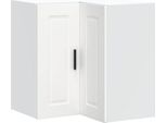 Syfax™ Pensile Da Cucina Ad Angolo Porto Bianco In Legno Multistrato