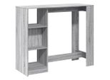 Syfax™ Tavolo Bar Con Ripiano Grigio Sonoma 124X46X103,5Cm Multistrato