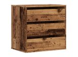 Syfax™ Cassettiera Angolare Legno Antico 60X41X58 Cm Legno Multistrato