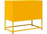 Syfax™ Mobile Tv Giallo Senape 68X39X60,5 Acciaio Laminato A Freddo