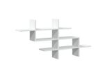 Syfax™ Scaffale A Parete Bianco 124,5X18X60,5 Cm In Truciolato