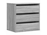 Syfax™ Cassettiera Angolare Grigio Sonoma 60X41X58Cm Legno Multistrato