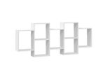 Syfax™ Scaffale A Parete Bianco 159X18X65 Cm In Legno Multistrato