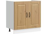 Syfax™ Mobile Base Lavello Kalmar Rovere Artigianale 80X46X81,5 Cm