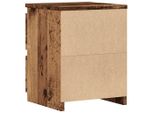 Syfax™ Comodino Legno Antico 30X30X40 Cm In Legno Multistrato