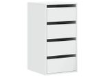 Syfax™ Cassettiera Bianca 40X41X76 Cm In Legno Multistrato