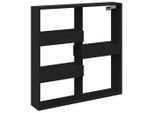 Syfax™ Armadietto A Muro Nero 80X15X80 Cm In Legno Multistrato