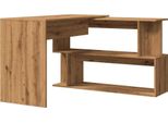 Syfax™ Scrivania Angolo Rovere Artigianale 200,5X50X76 Cm Truciolato