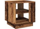 Syfax™ Tavolino Da Salotto Legno Antico 40X40X43 Cm Legno Multistrato