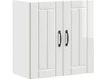 Syfax™ Pensile Da Cucina Lucca Bianco Lucido In Legno Multistrato