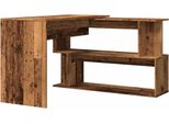Syfax™ Scrivania Ad Angolo Legno Vecchio 200,5X50X76 Cm Truciolato