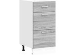 Syfax™ Armadio Inferiore “Lyon” Grigio Sonoma 40X46X81,5 Cm