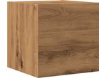 Syfax™ Armadietto Tv Montato A Parete Rovere Artigianale 30,5X30X30 Cm