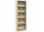Syfax™ Libreria Rovere Sonoma 60X24X176 Cm In Legno Multistrato