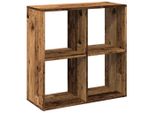 Syfax™ Libreria Divisorio Legno Vecchio 69,5X29X69,5 Cm In Truciolato