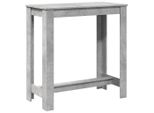 Syfax™ Tavolo Da Bar Grigio Cemento 102X50X103,5 Cm Legno Multistrato