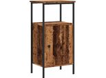 Syfax™ Comodino Legno Antico 41X31X80 Cm In Legno Multistrato