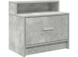Syfax™ Comodino Con Cassetto Grigio Cemento 51X31X47 Cm