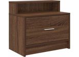Syfax™ Comodino Con Cassetto Rovere Marrone 51X31X47 Cm