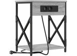 Syfax™ Armadio Da Notte Grigio Sonoma 41 X 31 X 51 Cm
