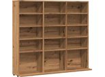 Syfax™ Mobile Porta Cd Artigianale 100X23X89,5 Cm Legno Multistrato
