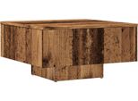 Syfax™ Tavolino Salotto Legno Antico 60X60X31,5 Cm Legno Multistrato