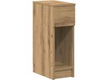 Syfax™ Comodino Con Cassetto Rovere Artigianale 20X36X60 Cm