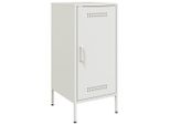 Syfax™ Credenza Bianca 36X39X79 Cm In Acciaio