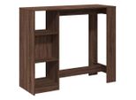 Syfax™ Tavolo Bar Ripiano Rovere Marrone 124X46X103,5 Cm Multistrato