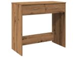 Syfax™ Scrivania Rovere Artigianale 80X40X75 Cm In Legno Multistrato