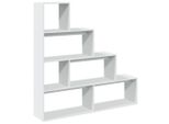 Syfax™ Libreria Divisorio 4 Ripiani Bianca 143,5X29X143,5Cm Truciolato