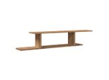 Syfax™ Scaffale Tv Parete Rovere Artigianale 125X18X23 Cm Truciolato