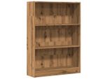 Syfax™ Libreria Rovere Artigianale 80X24X109 Cm In Legno Multistrato
