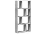 Syfax™ Libreria Grigio Cemento 60X20X120,5 Cm In Truciolato
