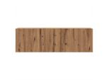 Syfax™ Mobile Tv A Parete Rovere Artigianale 100X30X30Cm In Truciolato
