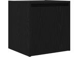 Syfax™ Comodino A Muro Rovere Nero 38X34X40 Cm