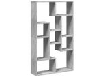 Syfax™ Libreria Grigio Cemento 72X20X120,5 Cm In Truciolato