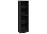 Syfax™ Libreria Nera 40X24X143 Cm In Truciolato