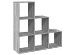 Syfax™ Libreria Divisorio 3Ripiani Grigio Sonoma 99X29X99Cm Truciolato