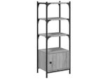 Syfax™ Libreria 3Ripiani Grigio Sonoma 41X30X109,5Cm Legno Multistrato