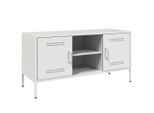 Syfax™ Mobile Tv Bianco 100,5X39X50,5 Cm In Acciaio