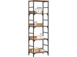 Syfax™ Libreria Rovere Artigianale 50X33X153 Cm In Truciolato
