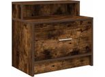 Syfax™ Comodino Con Cassetto Rovere Fumo 51X31X47 Cm