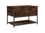 Syfax™ Panca Portaoggetti Rovere Fumo 70X42,5X47 Cm Legno Multistrato