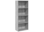 Syfax™ Libreria Grigio Sonoma 60X30X152 Cm In Legno Multistrato