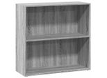 Syfax™ Libreria Grigio Sonoma 80X30X77 Cm In Legno Multistrato
