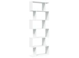 Syfax™ Libreria Divisorio 6 Ripiani Bianca 70X24X193 Cm In Truciolato