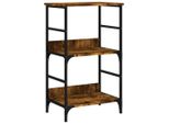 Syfax™ Libreria Rovere Fumo 50X33X82 Cm In Legno Multistrato